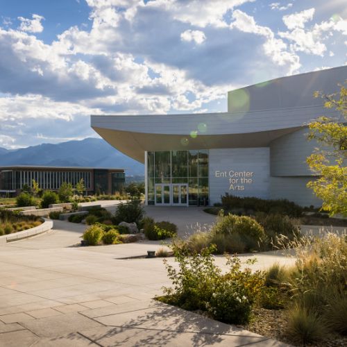 entrance to the Ent Center for the Arts at UCCS