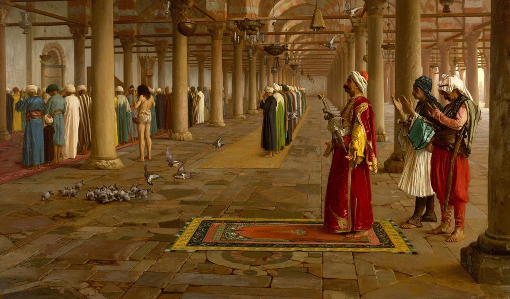 jean leon gerome prayer in the mosque