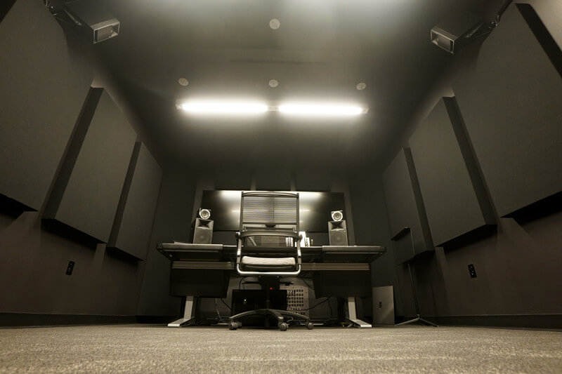 recording studio and audio laboratory